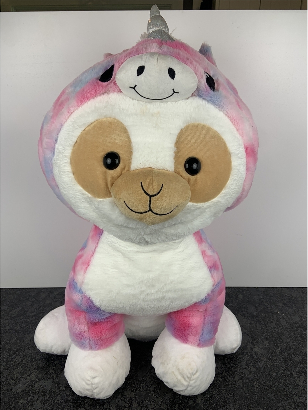 Peek-A-Boo Disguisimal Plush Unicorn Monkey Large Jumbo Stuffed 30" Animal Toy